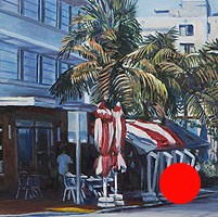 Bentley Hotel - Original oil painting by Eric Soller