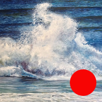 Big Wave - Original oil painting by Eric Soller