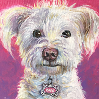 Coco - Original acrylic painting by Eric Soller