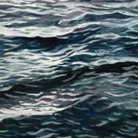 Ripples - Original oil painting by Eric Soller