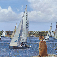 Sailing - Original oil painting by Eric Soller