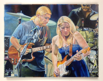 TTB Canvas Print, front view - from an original oil painting by Eric Soller